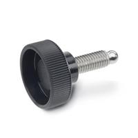 GN 421.11 Knurled Screw with Ball Pin